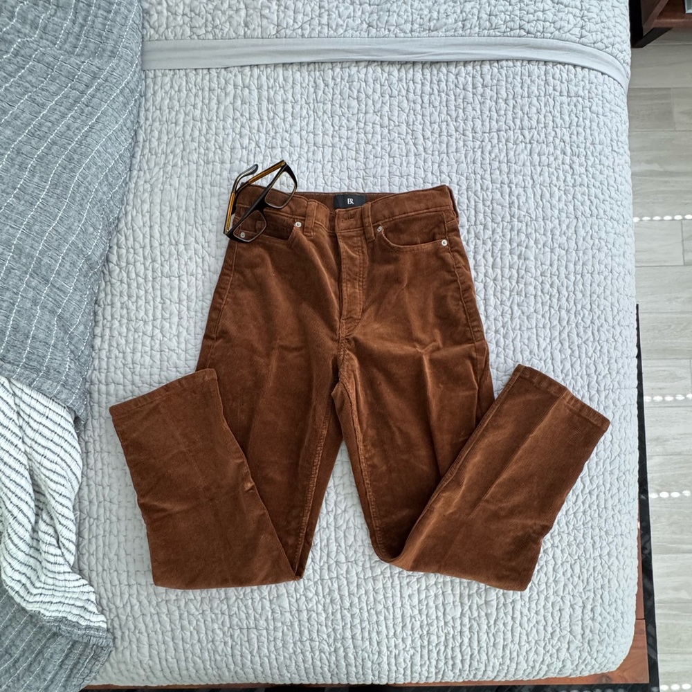 Banana Republic Brown Corduroy Pants Wide-Wale Classic